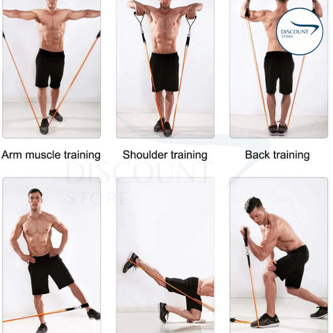 Fitness Resistance Bands Set